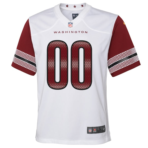 Washington Commanders Nike Youth Game Custom Player Jersey - White - Image 2