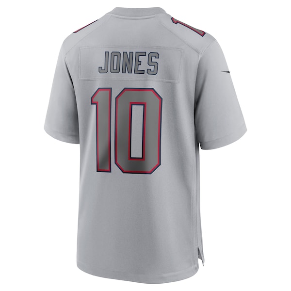 Mac Jones New England Patriots Nike Atmosphere Fashion Game Jersey - Gray - Image 3