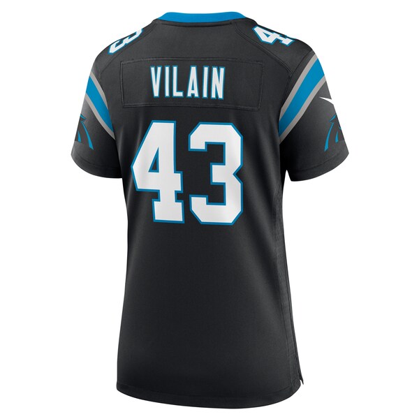Luiji Vilain Carolina Panthers Nike Women's Game Jersey - Black - Image 3
