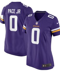 Alternative view of Ivan Pace Jr Minnesota Vikings Nike Women's  Game Jersey -  Purple/White