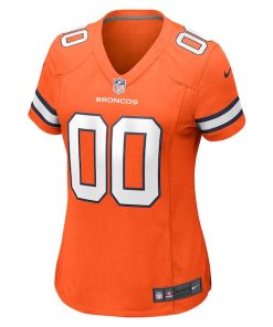 Alternative view of Denver Broncos Nike Women's Alternate Custom Game Jersey - Orange