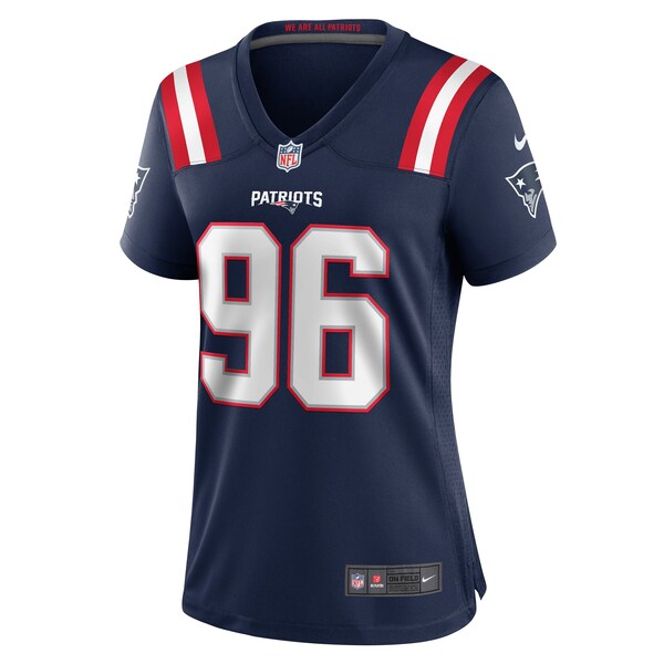Eric Johnson II New England Patriots Nike Women's Game Jersey - Navy - Image 2
