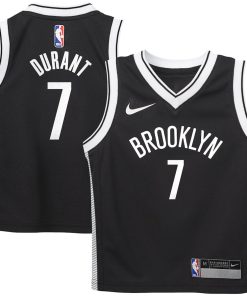 Kevin Durant Brooklyn Nets Nike Preschool 2020/21 Replica Jersey - Icon Edition - Black
