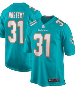 Raheem Mostert Miami Dolphins Nike Game Jersey - Aqua