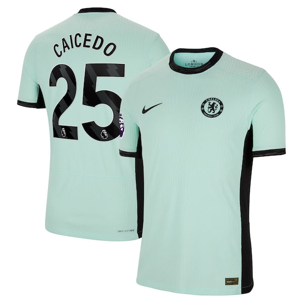 Mois¨¦s Caicedo Chelsea Nike 2023/24 Third Match Authentic Player Jersey - Mint