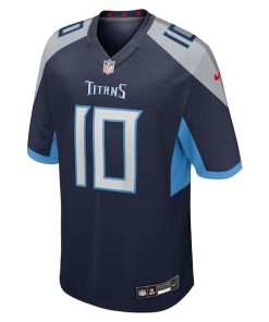 Alternative view of Brandon Allen Tennessee Titans Nike Team Game Jersey -  Navy
