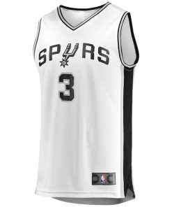 Alternative view of Keldon Johnson San Antonio Spurs  Youth Fast Break Association Jersey - White