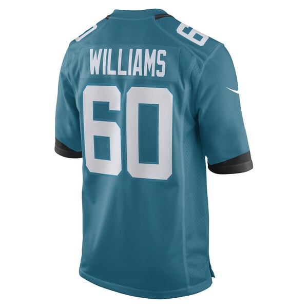Darryl Williams Jacksonville Jaguars Nike Game Player Jersey - Teal - Image 3