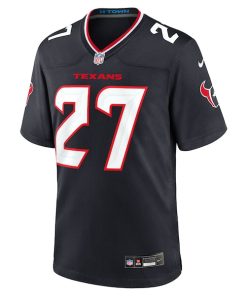 Alternative view of Myles Bryant Houston Texans Nike Team Game Jersey -  Navy