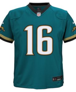 Alternative view of Trevor Lawrence Jacksonville Jaguars Nike Preschool Prowler Throwback Player Game Jersey - Teal