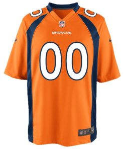 Alternative view of Denver Broncos Nike Youth Custom Game Jersey - Orange