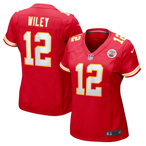 Jared Wiley Kansas City Chiefs Nike Women's Game Jersey - Red - Image 7