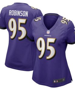 Tavius Robinson Baltimore Ravens Nike Women's  Game Jersey -  Purple