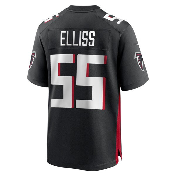 Kaden Elliss Atlanta Falcons Nike Game Player Jersey - Black - Image 3