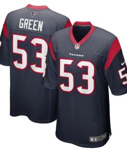 Kendrick Green Houston Texans Nike Team Game Jersey -  Navy