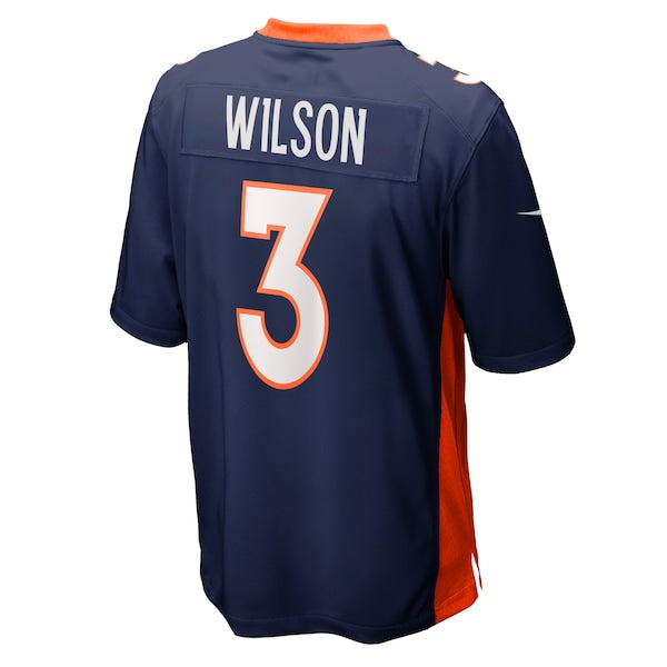 Russell Wilson Denver Broncos Nike Alternate Game Jersey - Navy/Orange/White - Image 4