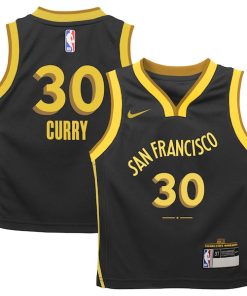 Stephen Curry Golden State Warriors Nike Toddler Swingman Replica Jersey - City Edition - Black