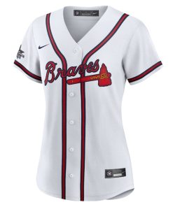 Alternative view of Atlanta Braves Nike Women's 2025 MLB All-Star Game Home Team Replica Jersey - White