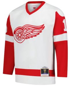 Alternative view of Steve Yzerman Detroit Red Wings  Power Play Jersey - White
