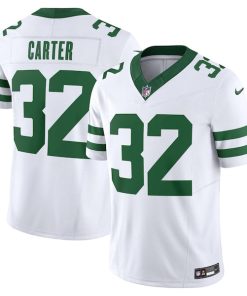 Michael Carter New York Jets Nike Vapor F.U.S.E. Limited Jersey - White