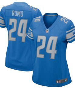 John Parker Romo Detroit Lions Nike Women's Team Game Jersey - Blue