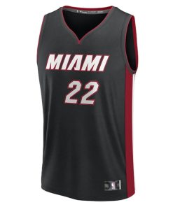 Alternative view of Jimmy Butler Miami Heat  Youth Fast Break Replica Player Jersey - Icon Edition - Black