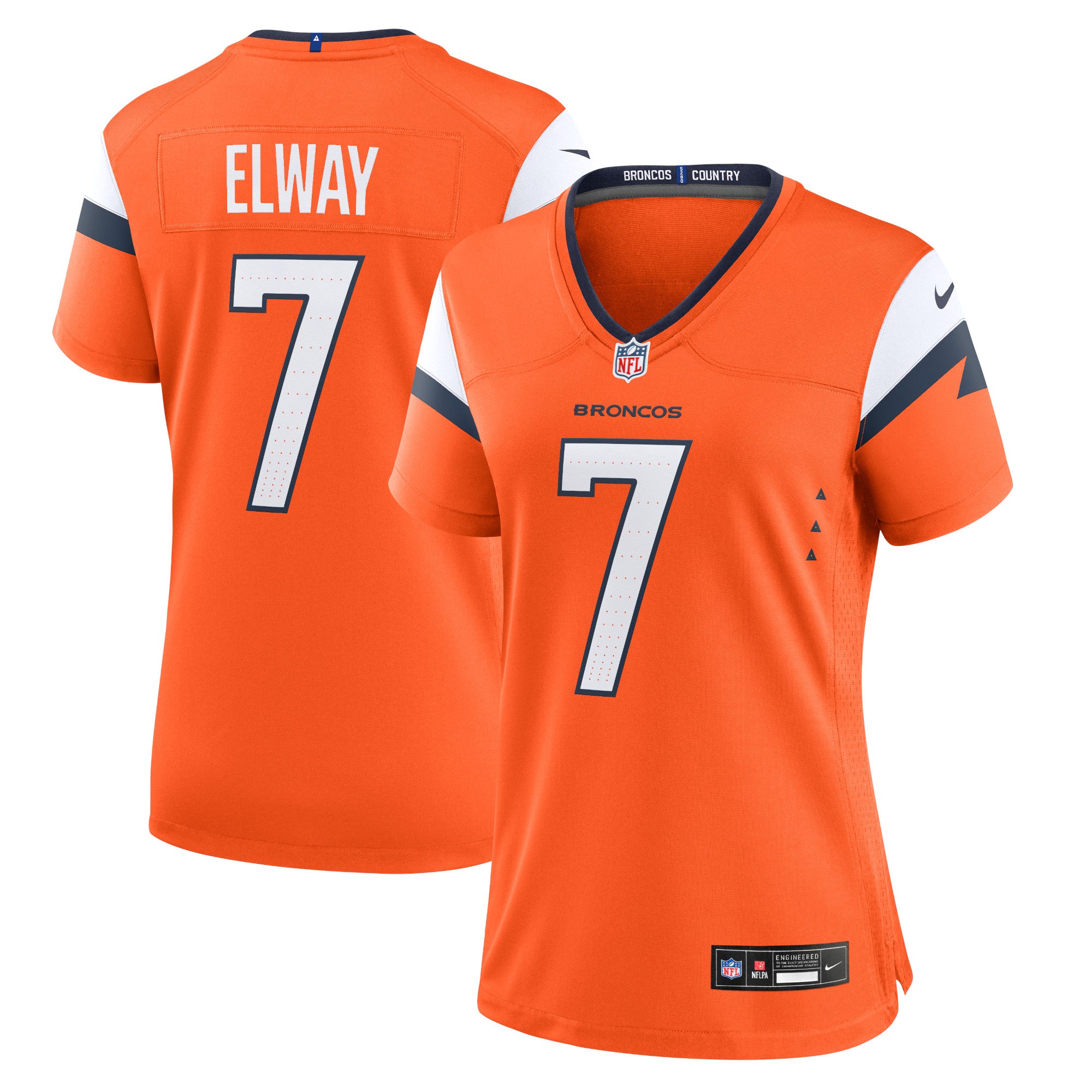 John Elway Denver Broncos Nike Women's Retired Player Alternate Game Jersey - Navy - Image 5