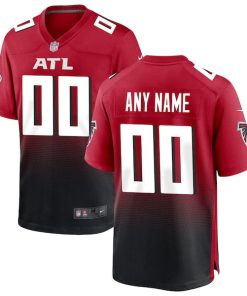 Atlanta Falcons Nike Alternate Custom Game Jersey - Red