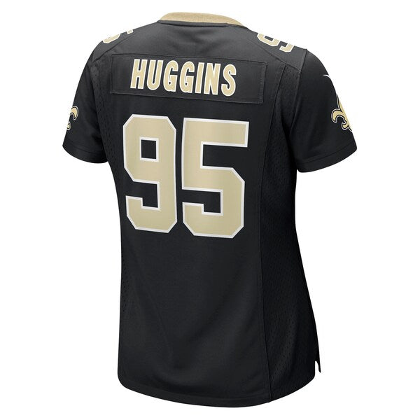 Albert Huggins New Orleans Saints Nike Women's Player Game Jersey - Black - Image 3