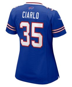 Alternative view of Jimmy Ciarlo Buffalo Bills Nike Women's Team Game Jersey -  Royal