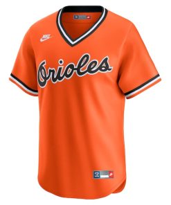 Alternative view of Baltimore Orioles Nike Cooperstown Collection Limited Jersey - Orange