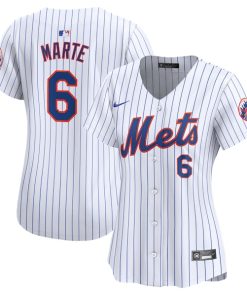 Starling Marte New York Mets Nike Women's  Home Limited Player Jersey - White