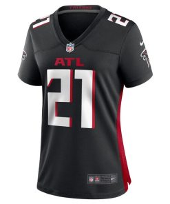 Alternative view of Mike Hughes Atlanta Falcons Nike Women's Game Player Jersey - Black