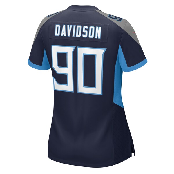 Marlon Davidson Tennessee Titans Nike Women's Game Jersey - Navy - Image 4