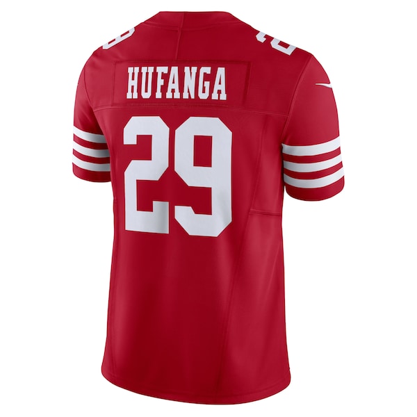 Talanoa Hufanga San Francisco 49ers Nike Vapor F.U.S.E. Limited Jersey - Scarlet - Image 3