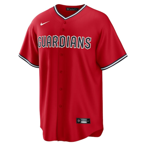 Jos¨¦ Ram¨ªrez Cleveland Guardians Nike Alternate 2 Replica Jersey - Red/Navy - Image 2