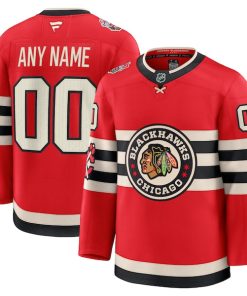Chicago Blackhawks  2025 NHL Winter Classic Premium Custom Jersey - Red