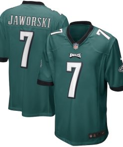Ron Jaworski Philadelphia Eagles Nike Game Retired Player Jersey - Midnight Green