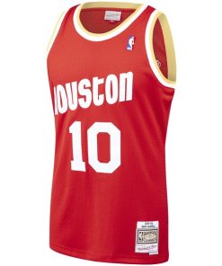 Alternative view of Sam Cassell Houston Rockets 1993/94 Hardwood Classics Swingman Jersey - Red