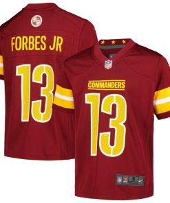 Emmanuel Forbes Jr. Washington Commanders Nike Youth Game Jersey - Burgundy