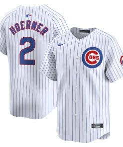 Nico Hoerner Chicago Cubs Nike Home Limited Player Jersey - White