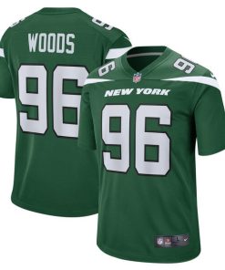 Al Woods New York Jets Nike  Game Jersey - Gotham Green