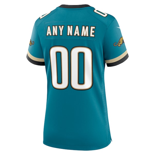 Jacksonville Jaguars Nike Women's Prowler Throwback Custom Game Jersey - Teal - Image 3
