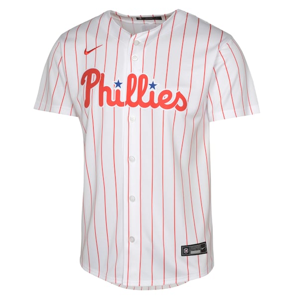 Philadelphia Phillies Nike Youth Home Limited Baseball Jersey - White - Image 2