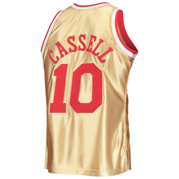 Sam Cassell Houston Rockets 75th Anniversary 1993/94 Hardwood Classics Swingman Jersey - Gold - Image 3