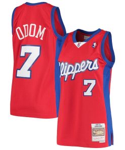 Lamar Odom LA Clippers 2000/01 Hardwood Classics Swingman Jersey - Red