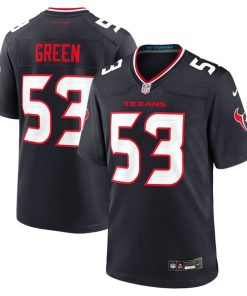 Kendrick Green Houston Texans Nike Team Game Jersey -  Navy