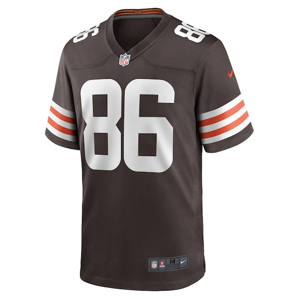 Devin Asiasi Cleveland Browns Nike Game Jersey - Brown - Image 2