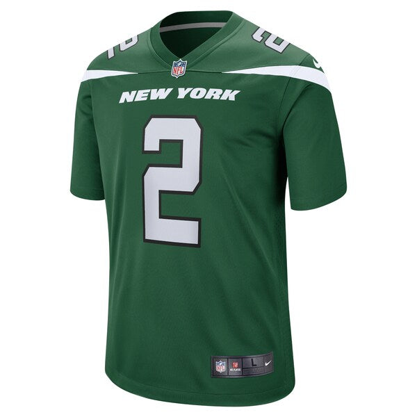 Zach Wilson New York Jets Nike Youth Game Jersey - Gotham Green/Black - Image 3