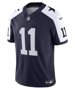 Alternative view of Micah Parsons Dallas Cowboys Nike Vapor F.U.S.E. Limited Jersey - Navy